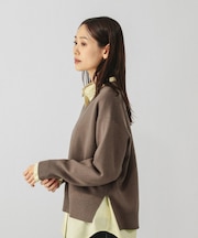 スウェットライクVネックプルオーバー/601625