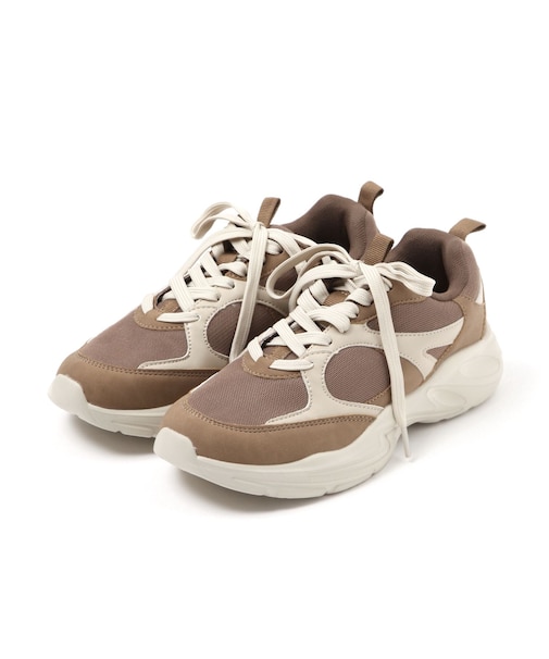 晴雨兼用レースアップスニーカー/601688