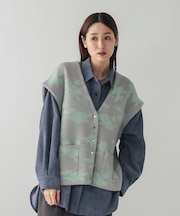 アソート柄シャギーベスト/603604