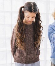 洗えるモールケーブルプルオーバー/キッズ/603740