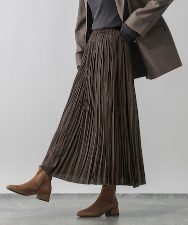 ワッシャープリーツスカート/603882