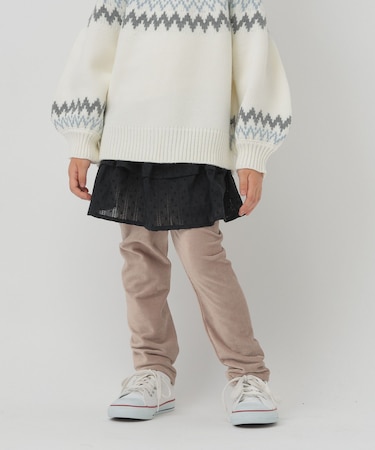 スカート付きあったかレギンス/100-120cm展開/604689