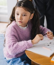 洗えるシャギーニット/キッズ/606703