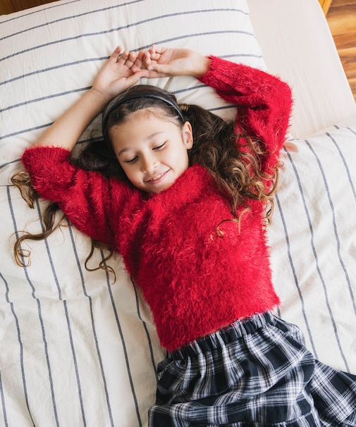 洗えるシャギーニット/キッズ/606703