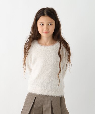 洗えるシャギーニット/キッズ/606703