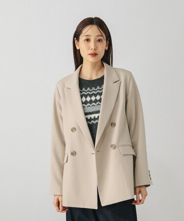 お手入れラクラクセットアップ/ダブルジャケット/611133