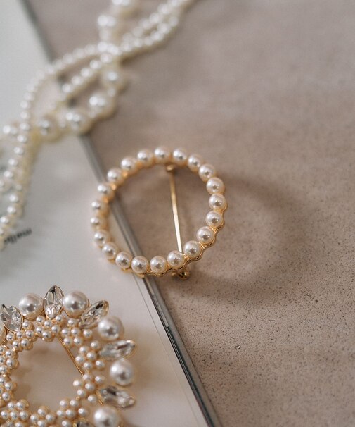 パールブローチ/611429