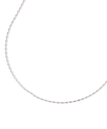 ステンレスシンプルチェーンネックレス/611943