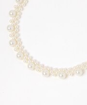 編みパールネックレス/619094