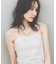 Fffit エフィット/カップ付きリブキャミストレート/625140