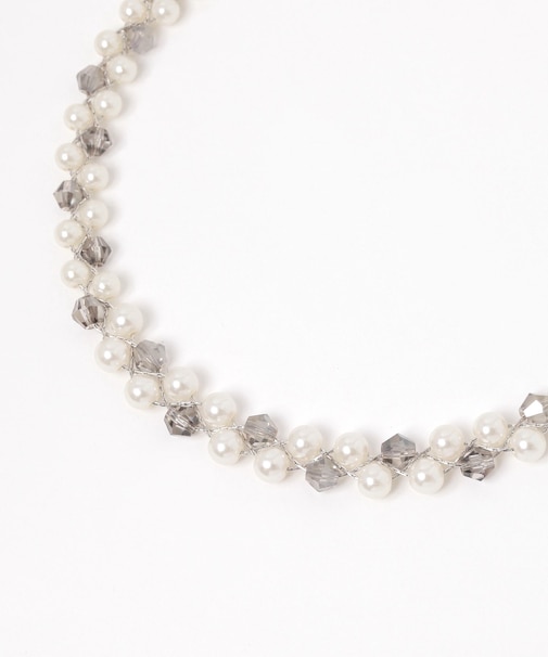 三つ編みパールネックレス/629946