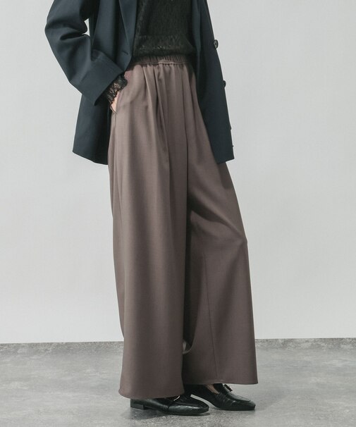 ギャザーイージーワイドパンツ/632953