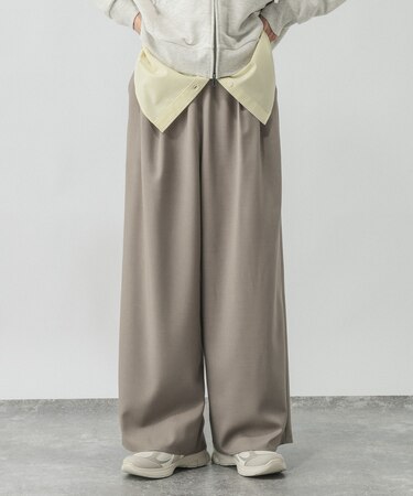 ギャザーイージーワイドパンツ/632953