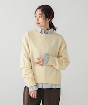 ニットプルオーバー＊カラーシャツ長袖/634004