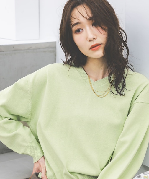 ドライタッチVネックプルオーバー長袖/634083