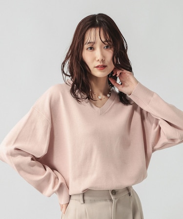 ドライタッチVネックプルオーバー長袖/634083