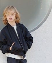 スゴラク撥水ストレッチMA-1/キッズ/636357