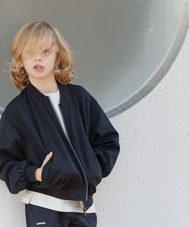 スゴラク撥水ストレッチMA-1/キッズ/636357