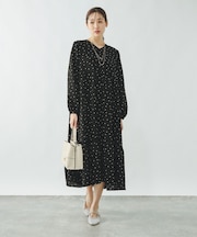 2WAYドットティアードワンピース/636032