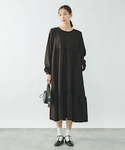 2WAYドットティアードワンピース/636032