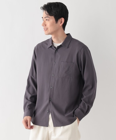 サラサマレギュラーシャツ長袖/636452