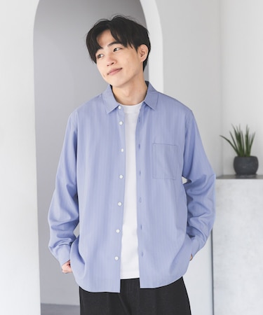 サラサマレギュラーシャツ長袖/636452