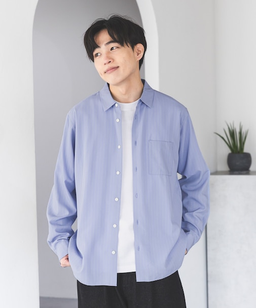 サラサマレギュラーシャツ長袖/636452