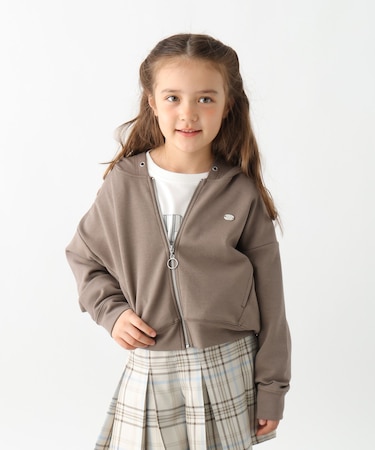 ダンボールストレッチZIPパーカー/キッズ/636460