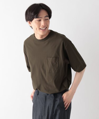 サラサラ快適DRYポケットTシャツ/636404
