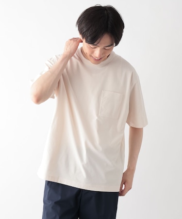 サラサラ快適DRYポケットTシャツ/636404