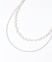 華奢パール二連ネックレス/637730