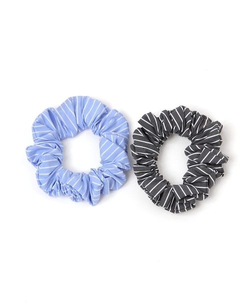 2点セットストライプシュシュ/637874