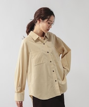 やわらかコーデュロイシャツ長袖/637933