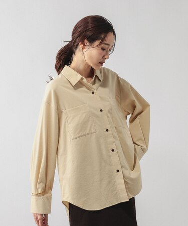 やわらかコーデュロイシャツ長袖/637933