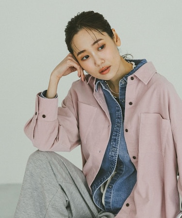 やわらかコーデュロイシャツ長袖/637933