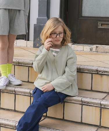 スゴラクストレッチ/DRYカーディガン/キッズ/643123