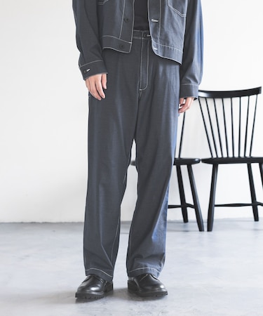 クリーンデニム/ペインターパンツ/CLEAN MODE/645396