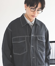 クリーンデニム/トラッカージャケット/CLEAN MODE/646026