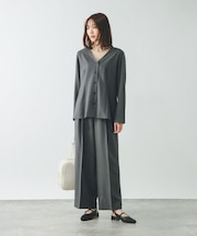 シャツカーディガン＊パンツセット/646704