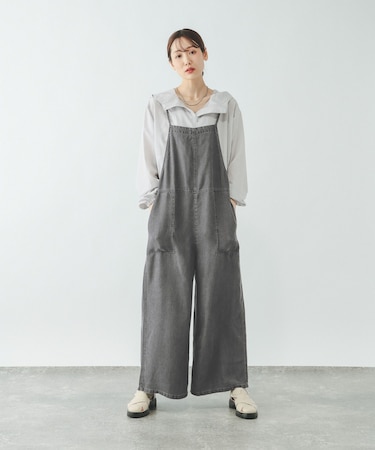 エアリーリラックスデニムキャミサロペ/656215