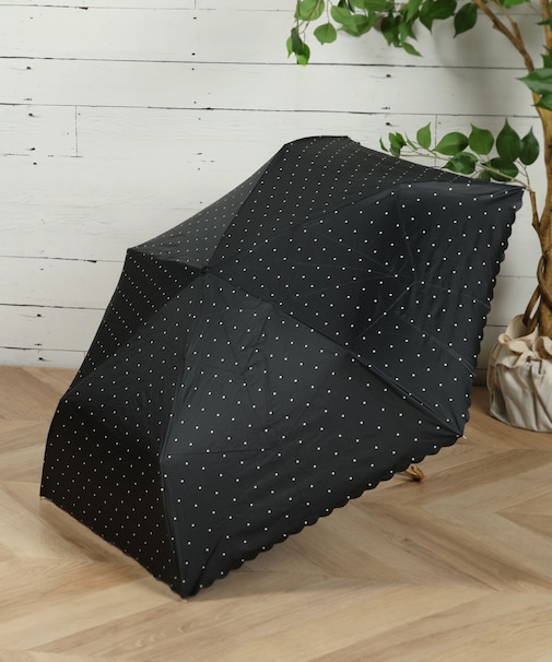 遮光ドットフラワーミニ傘/658142