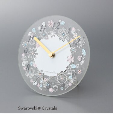 ガラスクロック（掛け置き時計）