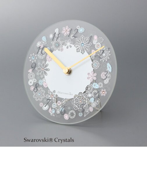 ガラスクロック（掛け置き時計）