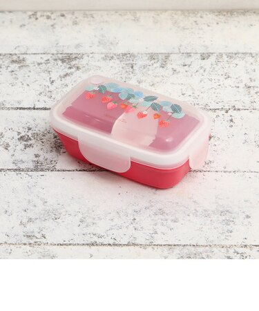 イチゴ4点ロック式ランチボックス