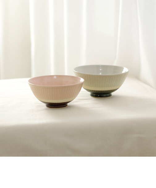 美濃文山窯飯碗ペアセット