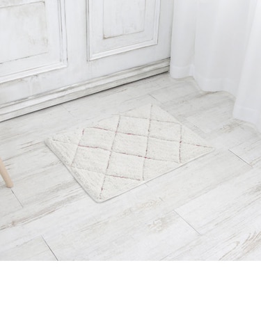 ダイヤ柄インテリアマット