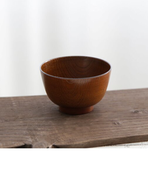 木目調汁椀