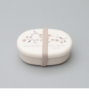 山中塗フラワーアート小判型ランチボックス