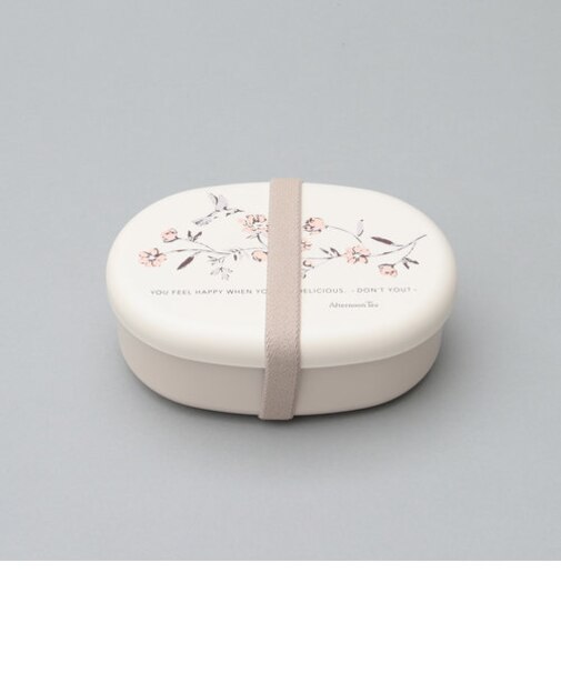 山中塗フラワーアート小判型ランチボックス