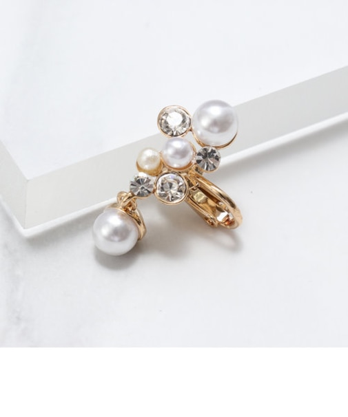 樹脂パールイヤーカフ